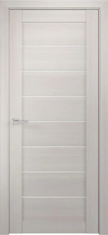 Фото Межкомнатная дверь ЛУ-7 Белёный дуб (стекло сатинат, 900х2000)